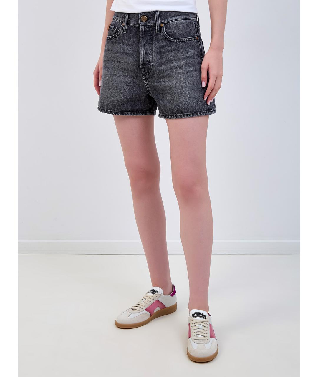 JACOB COHEN Серые хлопковые шорты, фото 3