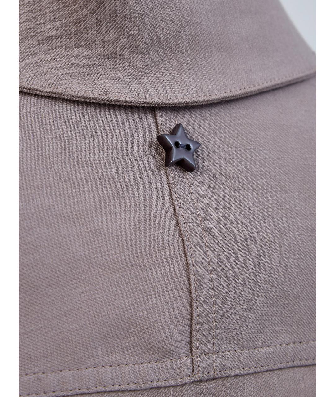 LORENA ANTONIAZZI Серая льняная куртка, фото 5