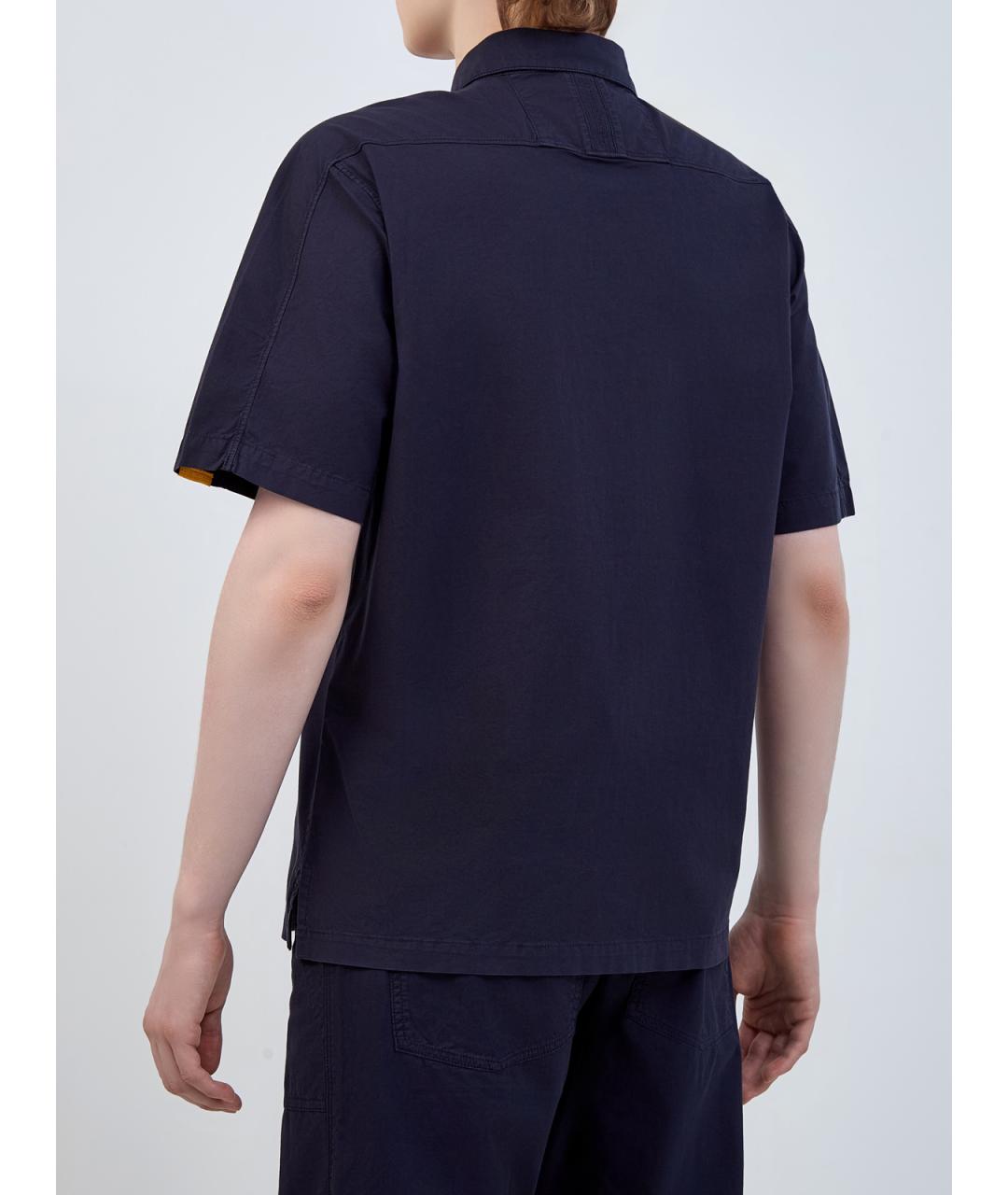 PARAJUMPERS Синяя хлопковая кэжуал рубашка, фото 4