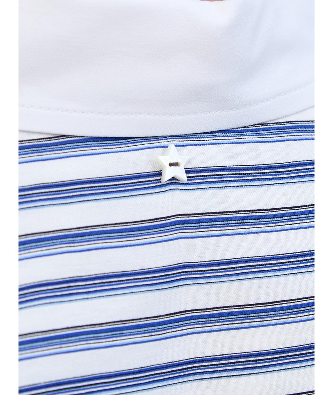 LORENA ANTONIAZZI Голубая вискозная блузы, фото 5