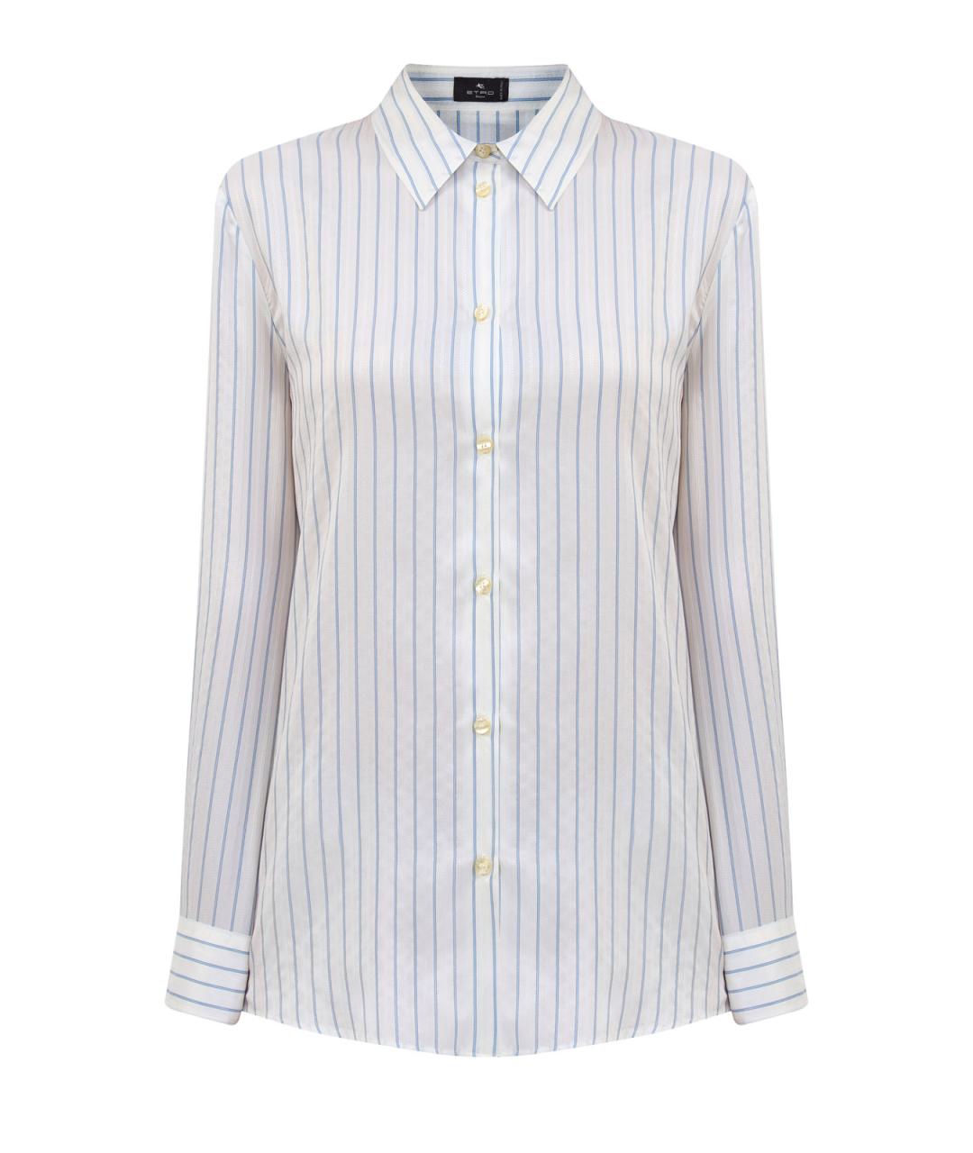 ETRO Белая шелковая рубашка, фото 1