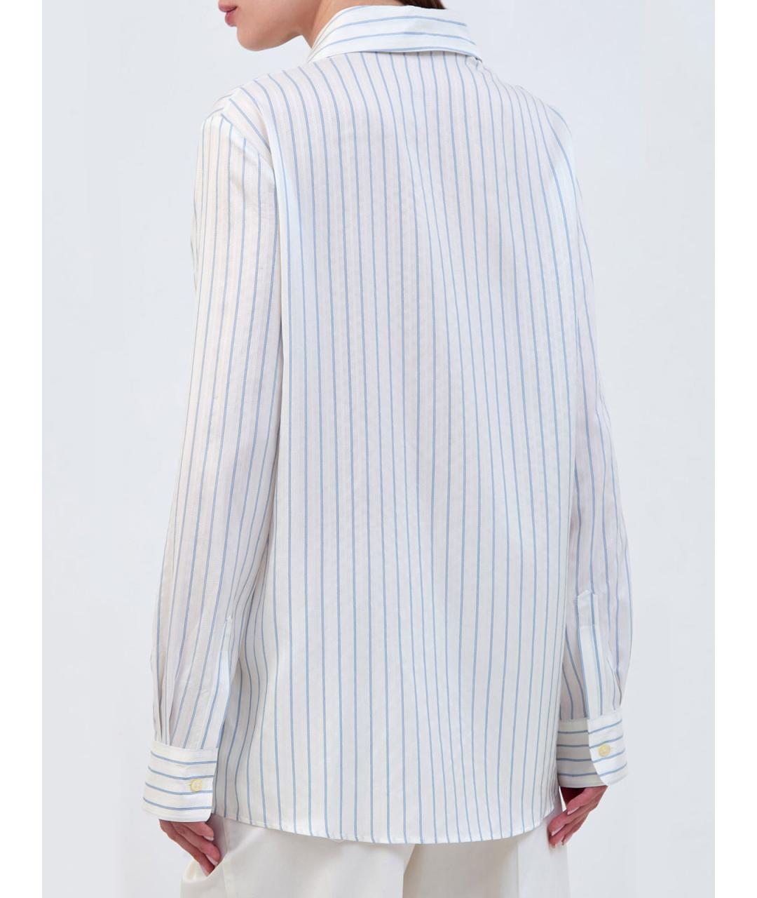 ETRO Белая шелковая рубашка, фото 4