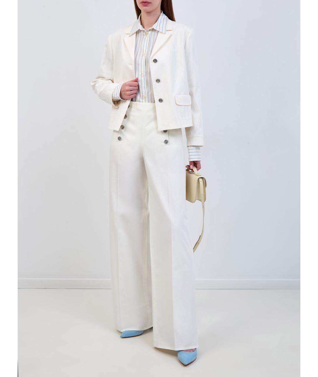 ETRO Белая шелковая рубашка, фото 2