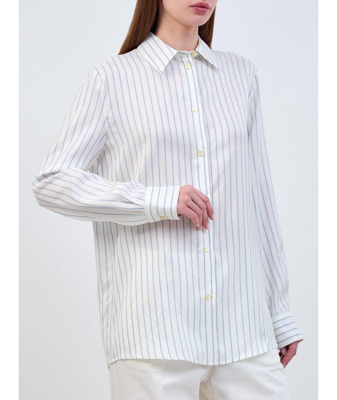 ETRO Белая шелковая рубашка, фото 3