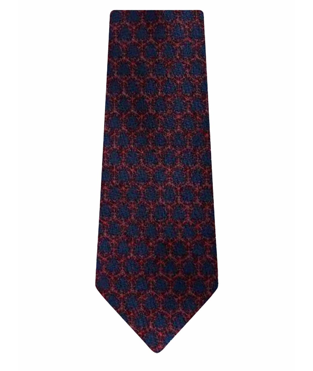 HERMES Синий шелковый галстук, фото 1