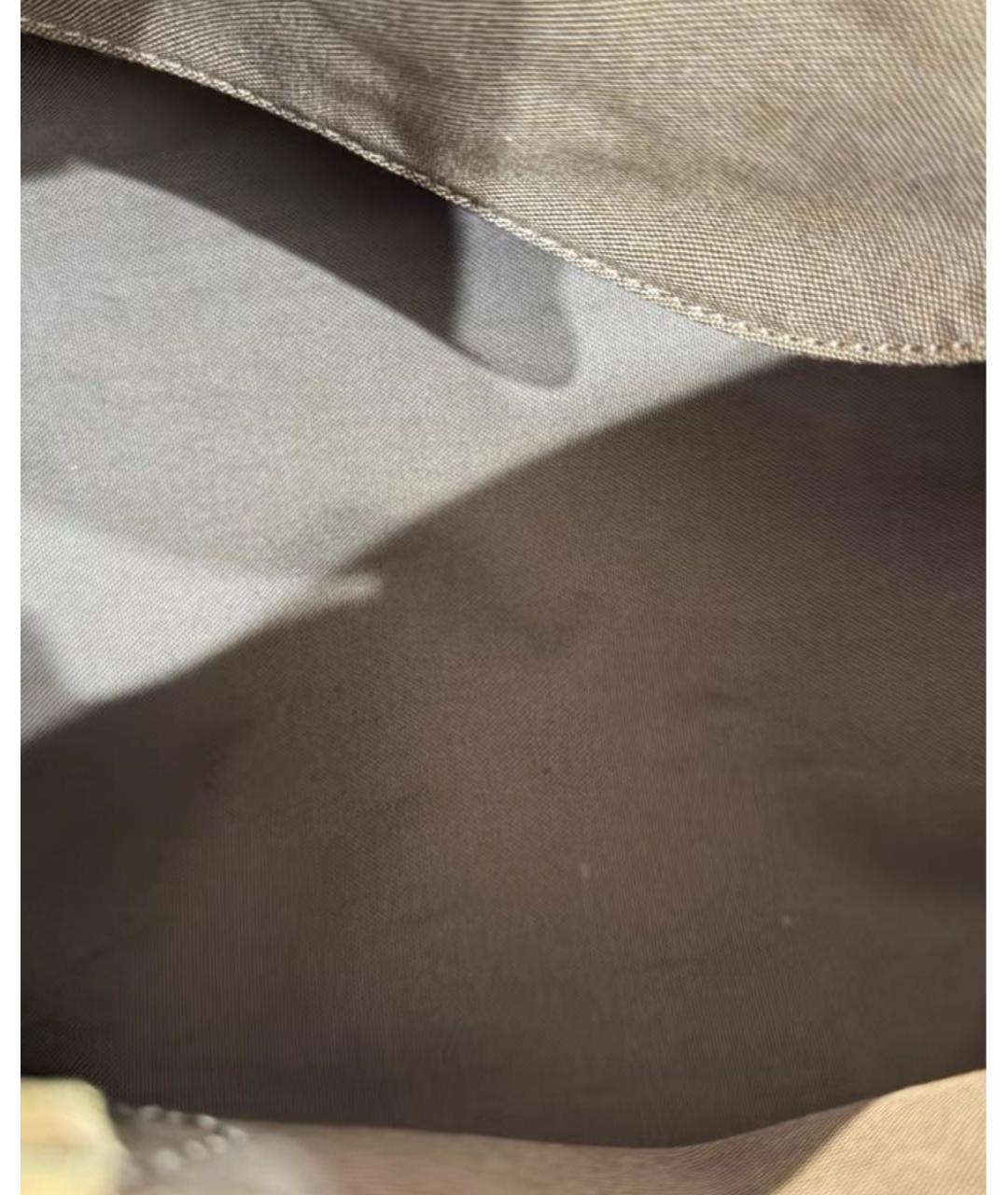 LOUIS VUITTON Коричневая сумка с короткими ручками, фото 4