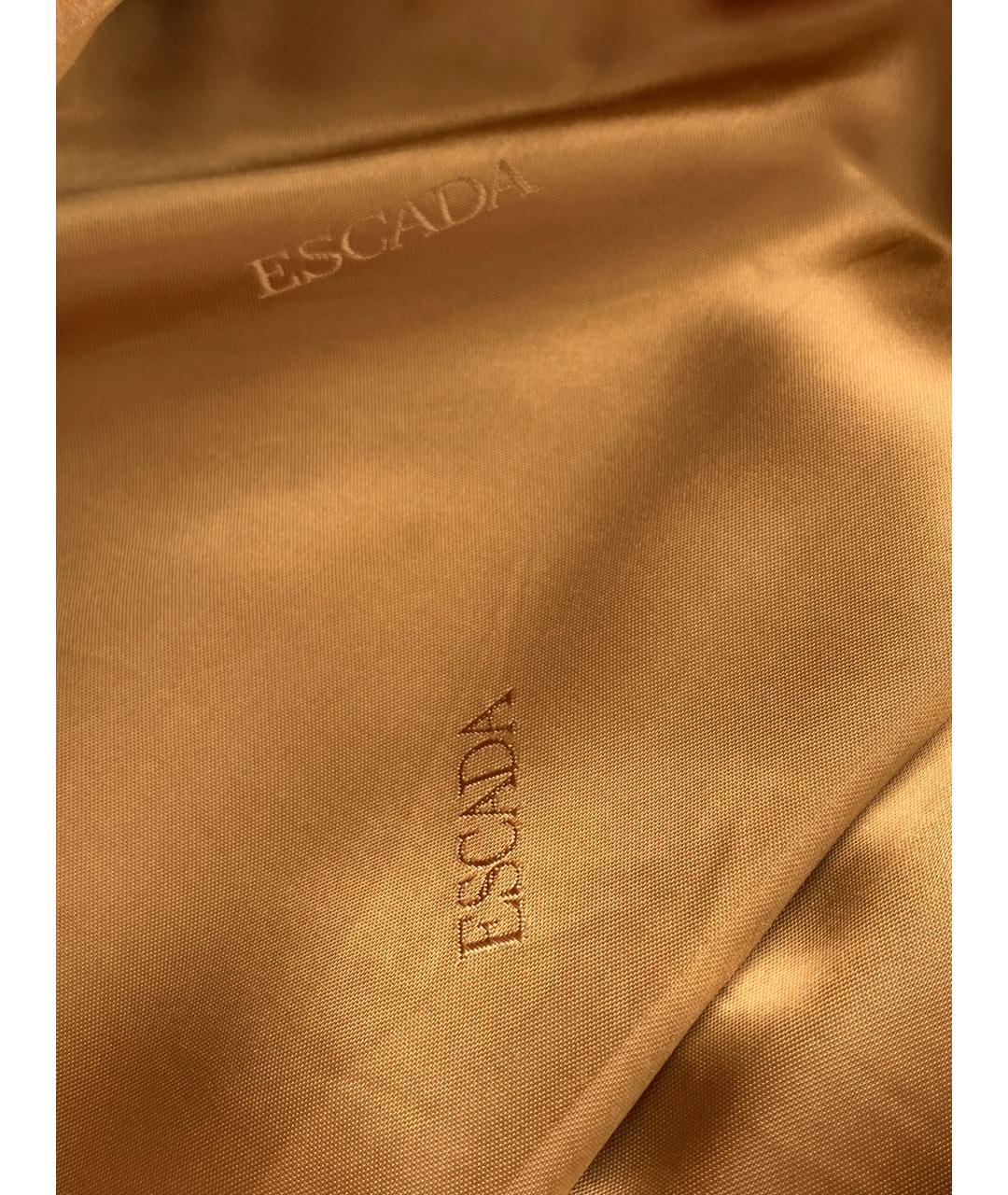 ESCADA Горчичный шерстяной жакет/пиджак, фото 8