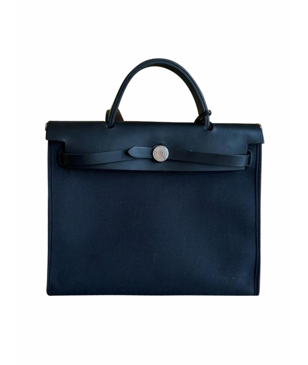 HERMES Черная тканевая сумка через плечо, фото 1