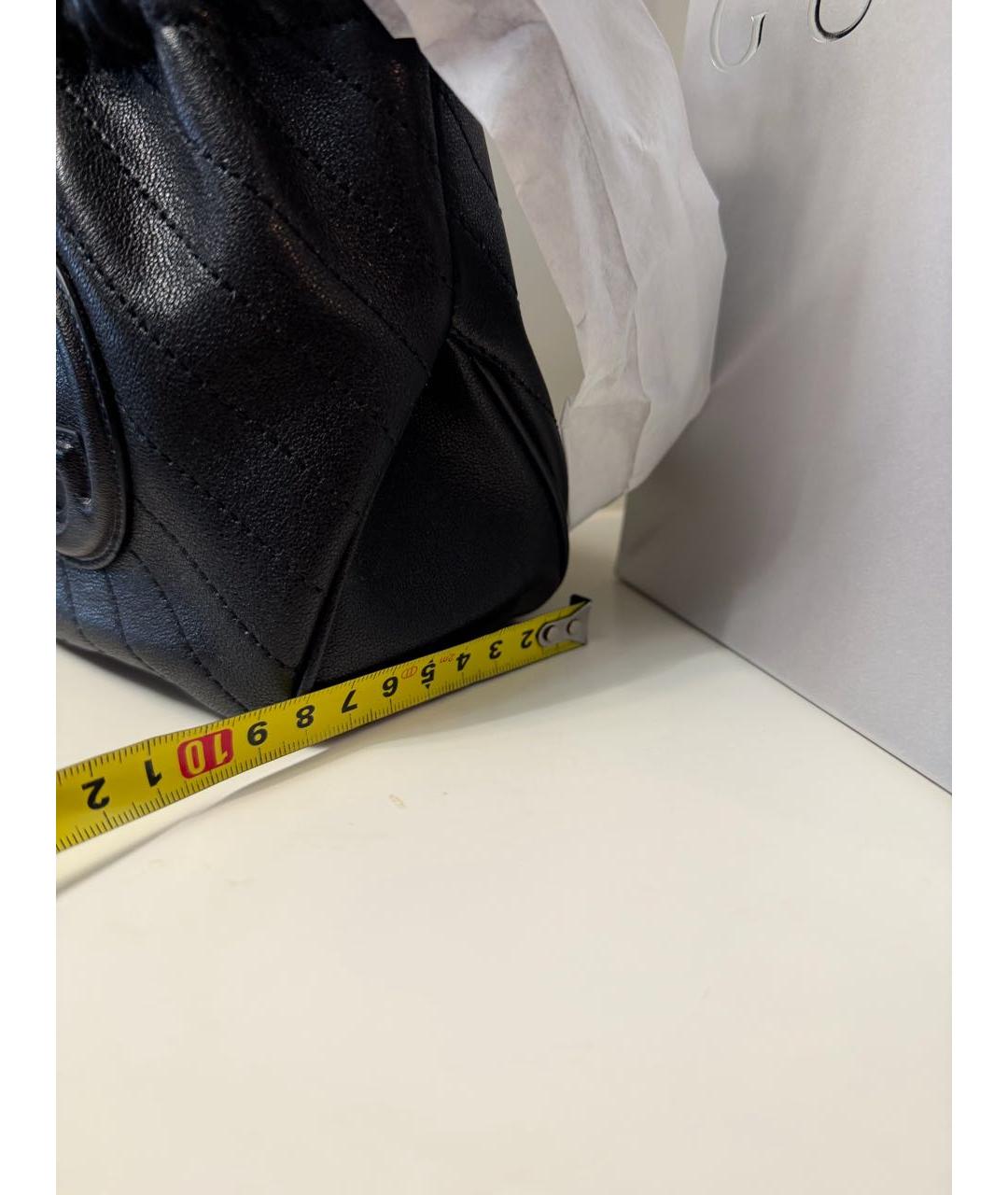 GUCCI Черная кожаная сумка через плечо, фото 5