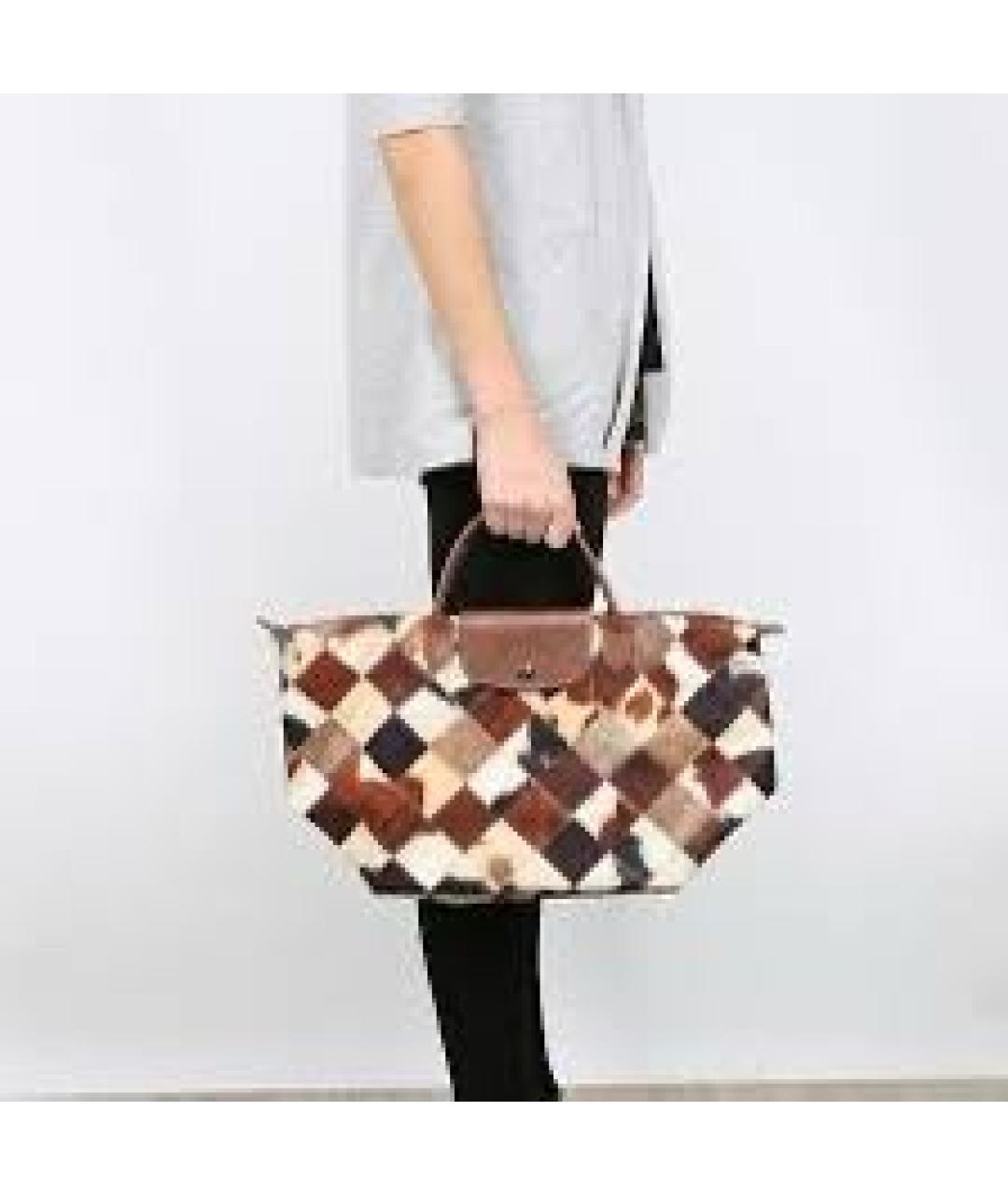 LONGCHAMP Коричневая дорожная/спортивная сумка, фото 2