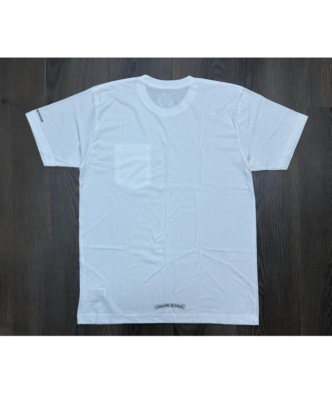 CHROME HEARTS Белая хлопковая футболка, фото 3