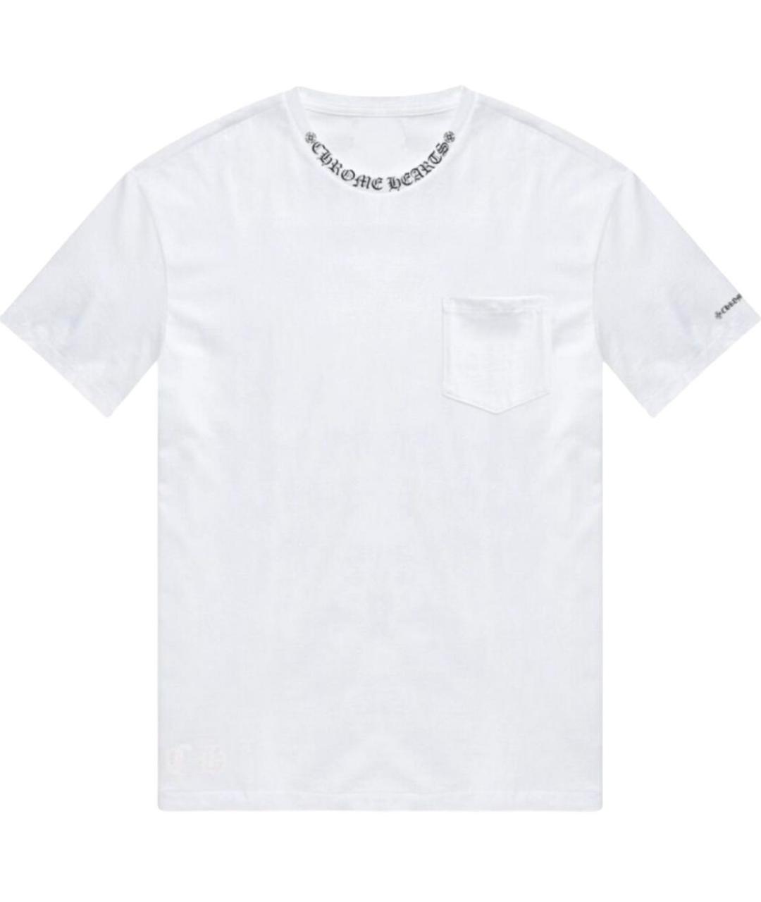CHROME HEARTS Белая хлопковая футболка, фото 1