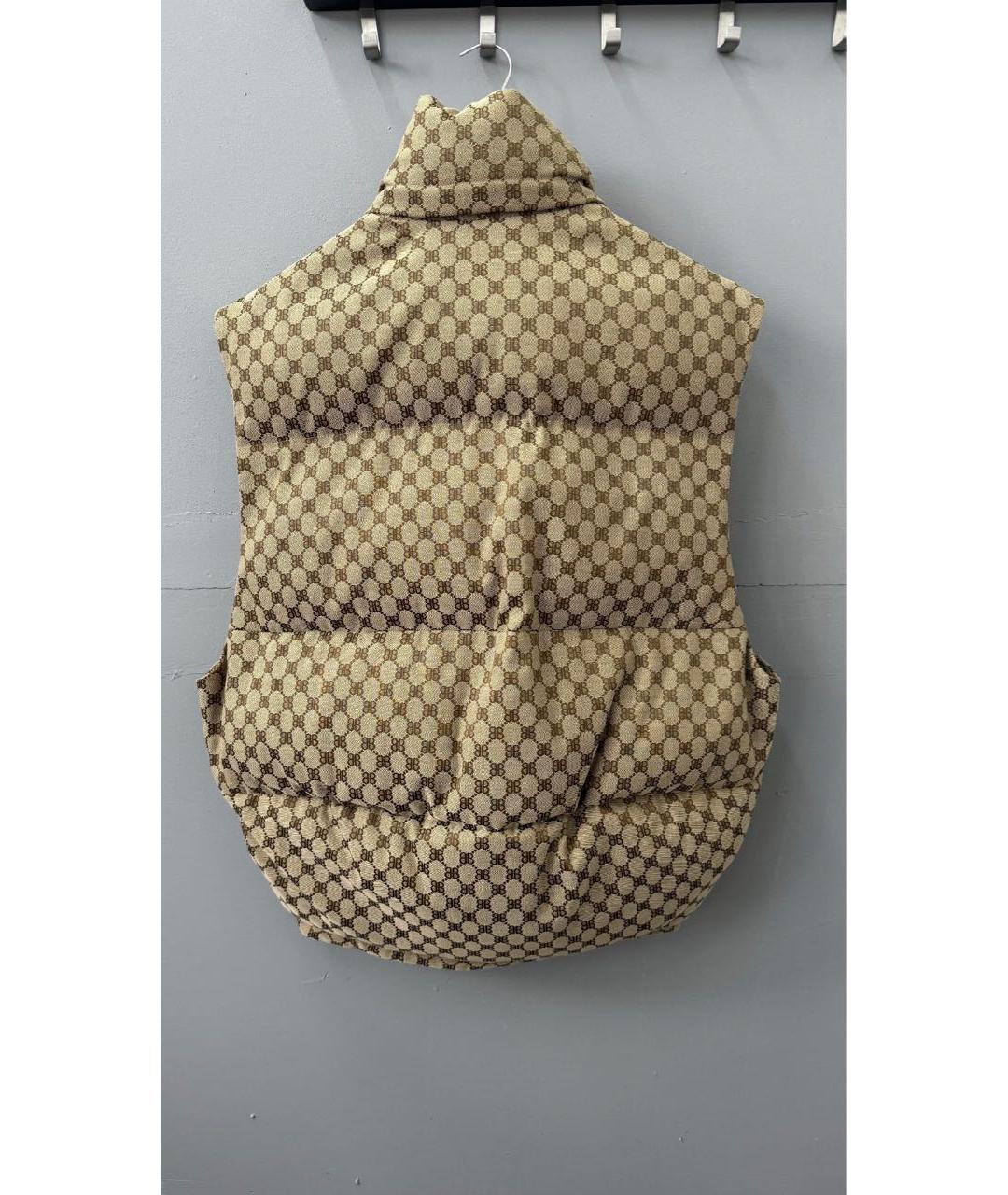 BALENCIAGA Золотой полиэстеровый жилет, фото 2