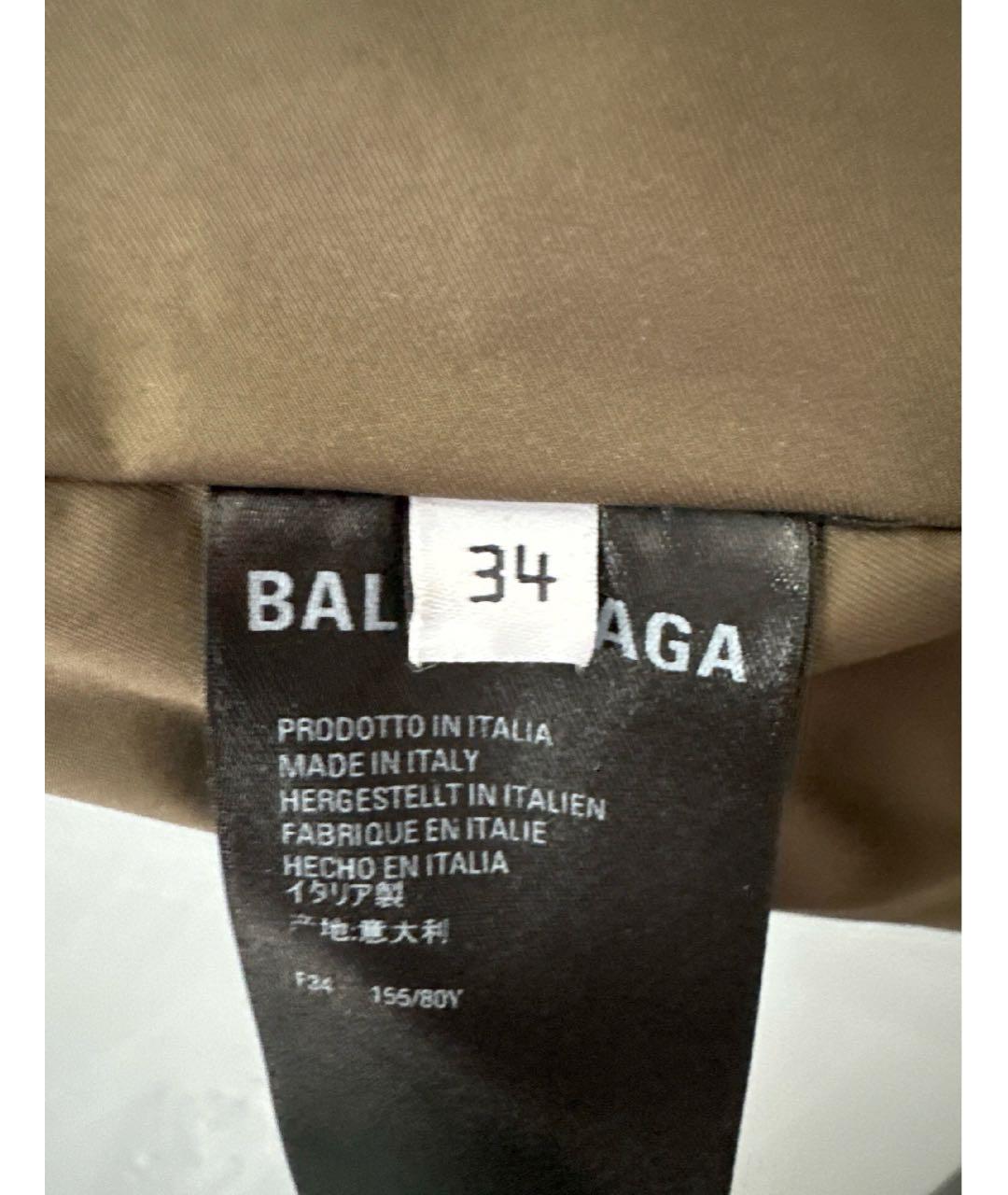 BALENCIAGA Золотой полиэстеровый жилет, фото 5