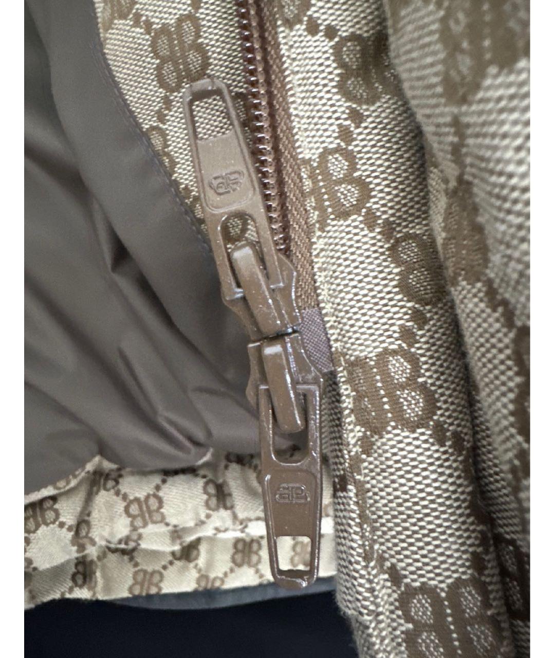 BALENCIAGA Золотой полиэстеровый жилет, фото 4