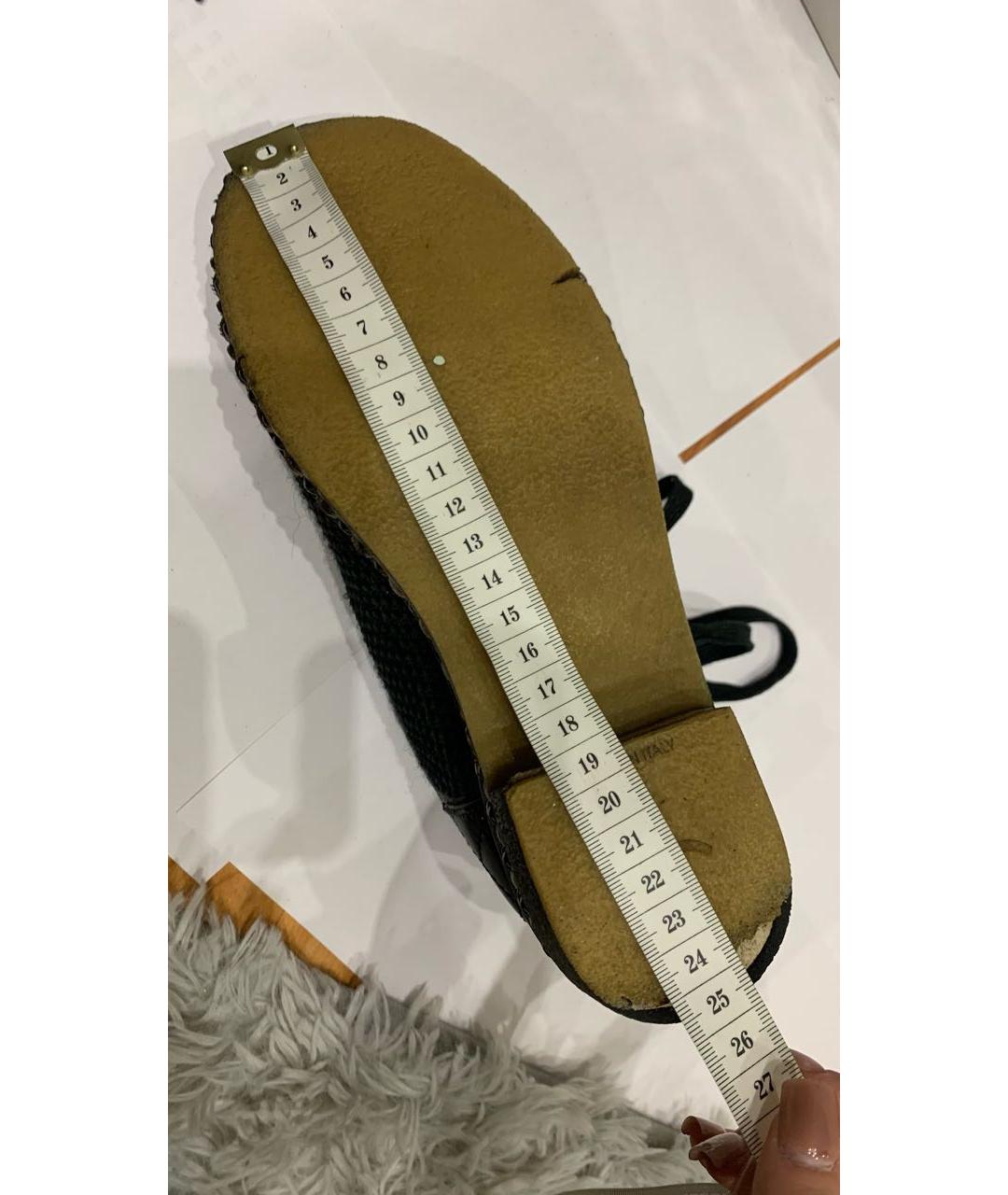 CHANEL Антрацитовые кожаные ботинки, фото 6