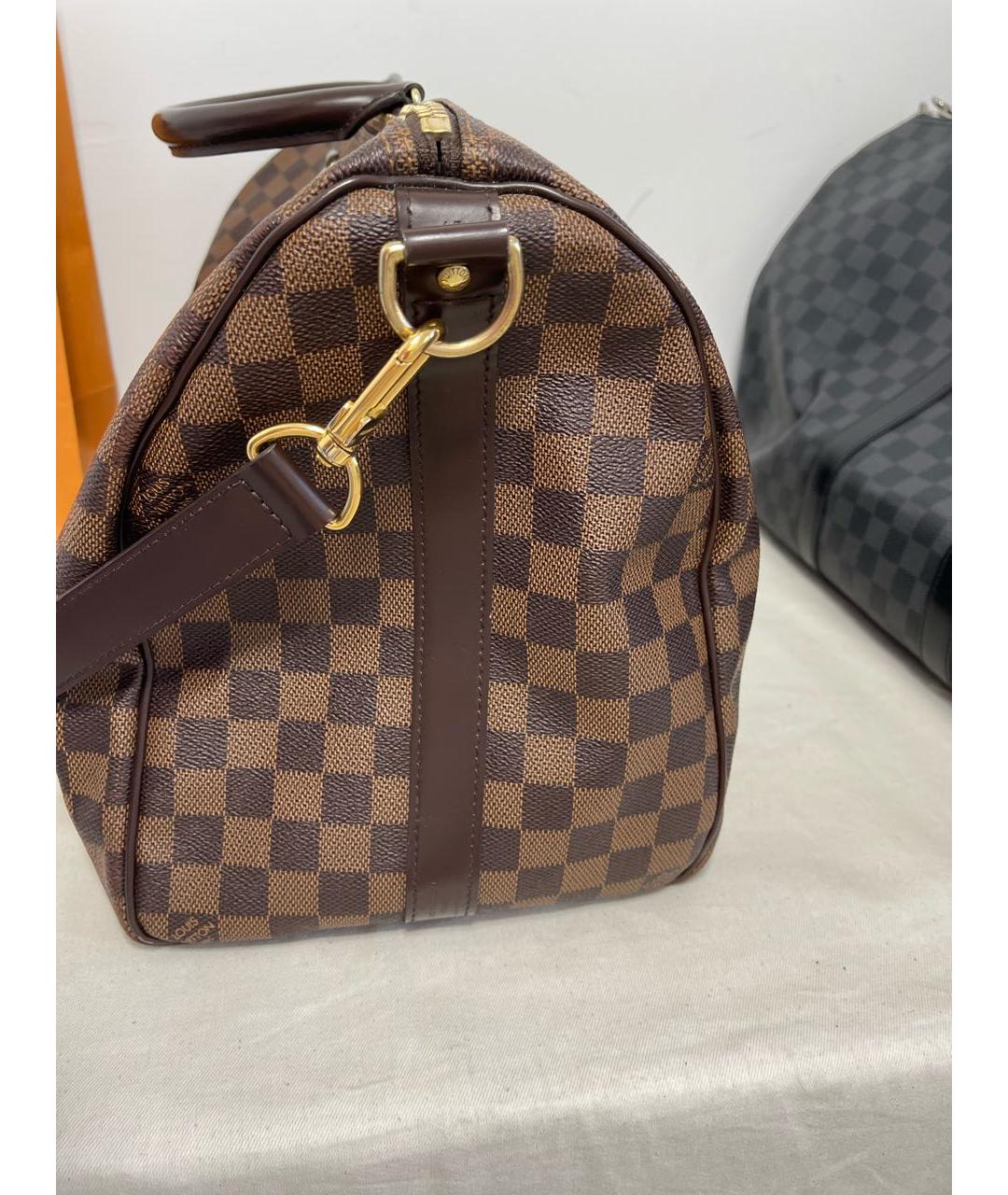 LOUIS VUITTON Коричневая дорожная/спортивная сумка, фото 6