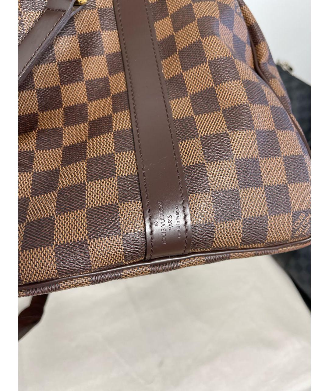 LOUIS VUITTON Коричневая дорожная/спортивная сумка, фото 8