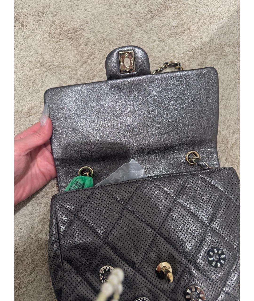 CHANEL Кожаная сумка через плечо, фото 5