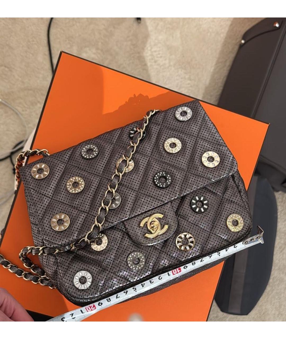 CHANEL Кожаная сумка через плечо, фото 2