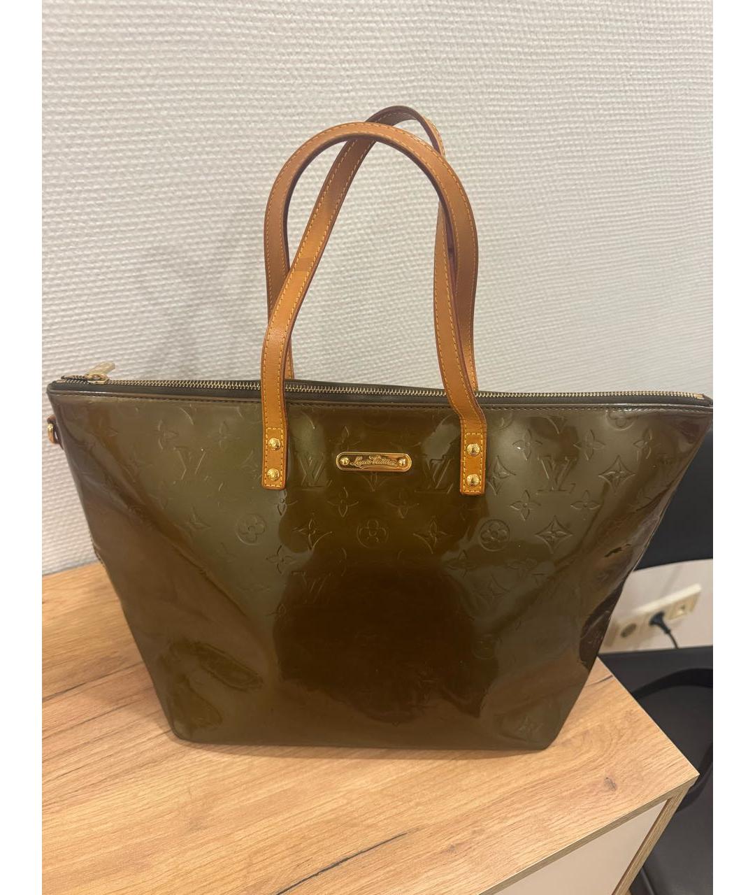 LOUIS VUITTON Коричневая сумка тоут, фото 6