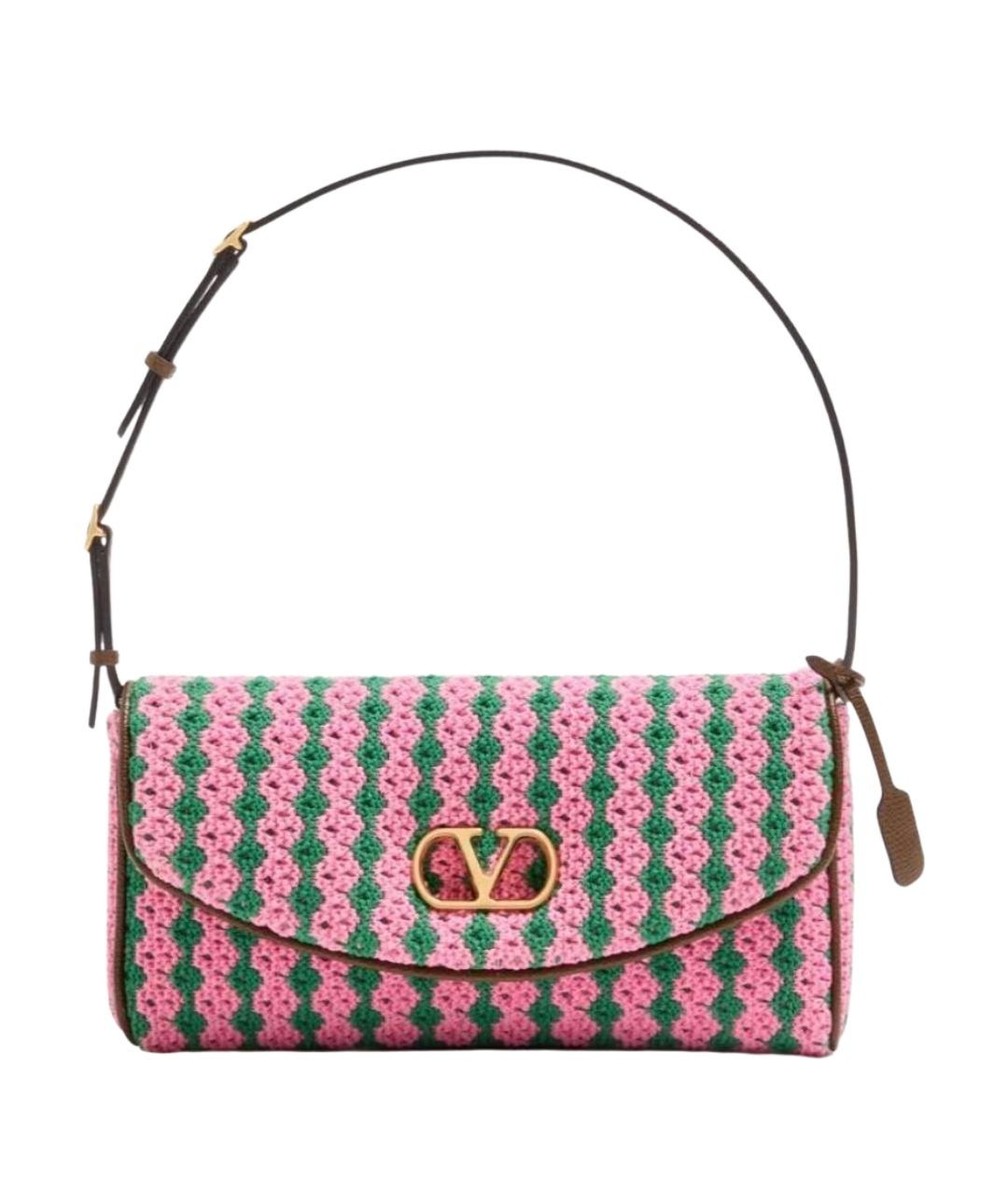 VALENTINO Розовая сумка с короткими ручками, фото 1