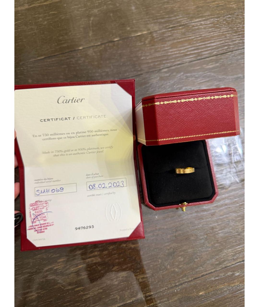 CARTIER Золотое кольцо из желтого золота, фото 4