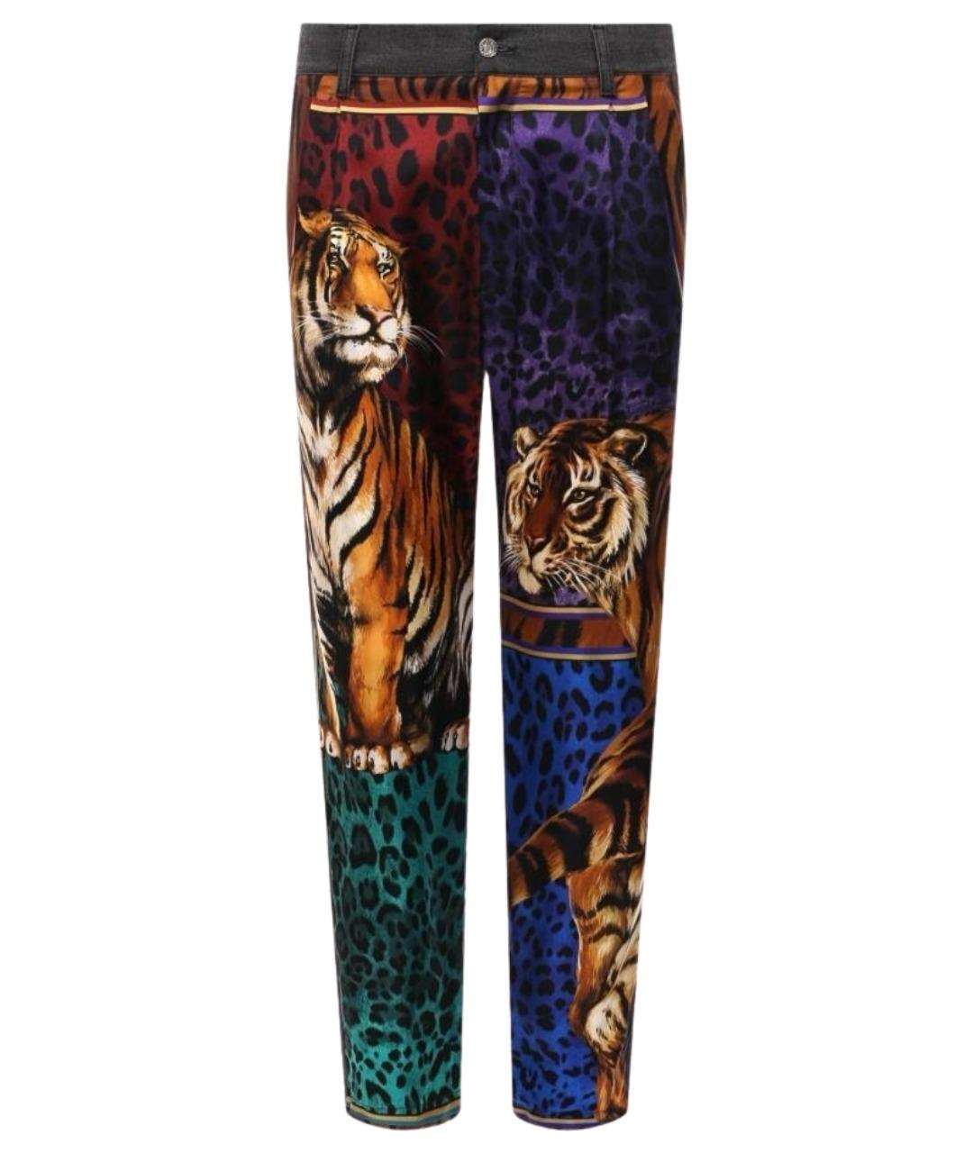 DOLCE&GABBANA Мульти джинсы, фото 1