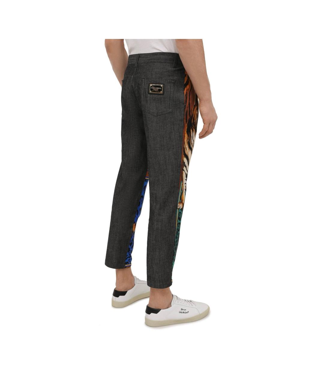 DOLCE&GABBANA Мульти джинсы, фото 4