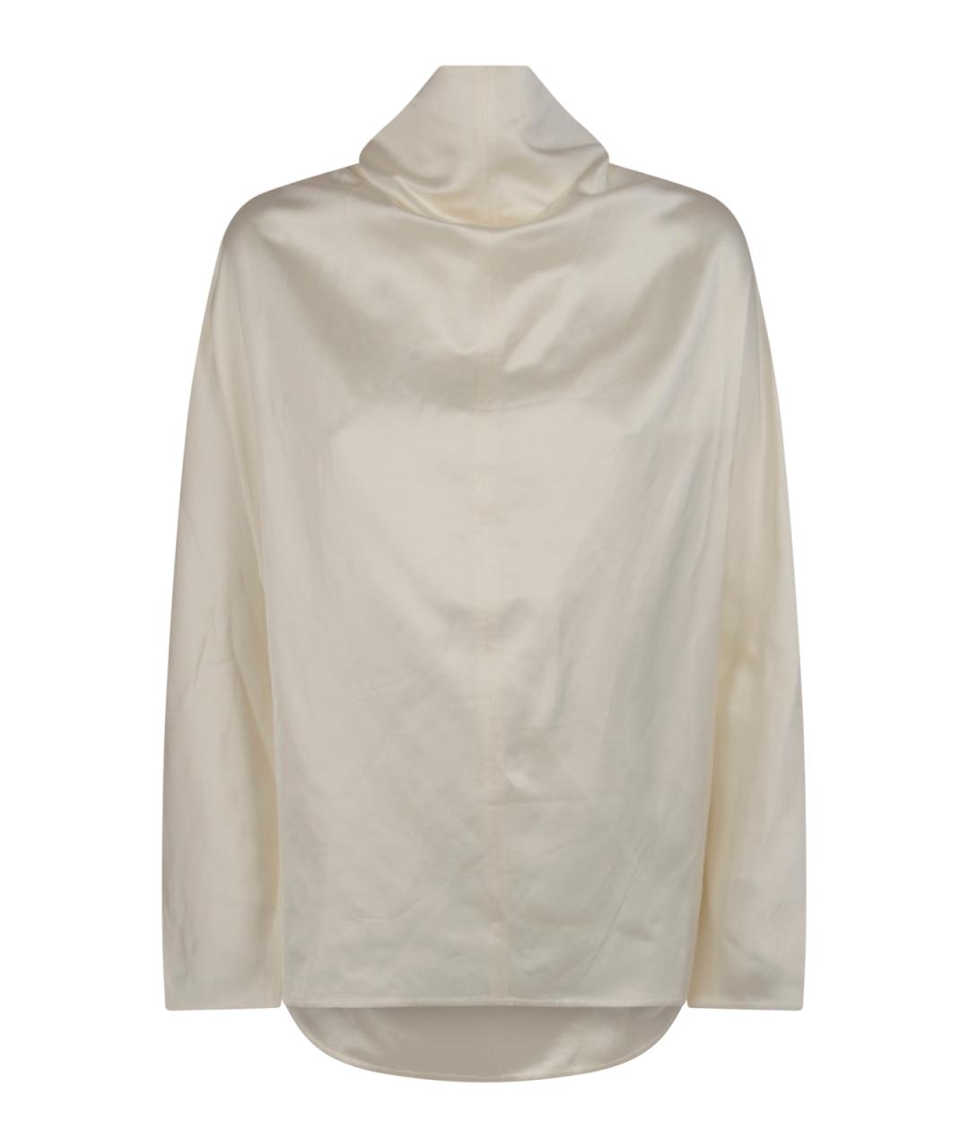 TOTEME Белая вискозная блузы, фото 2