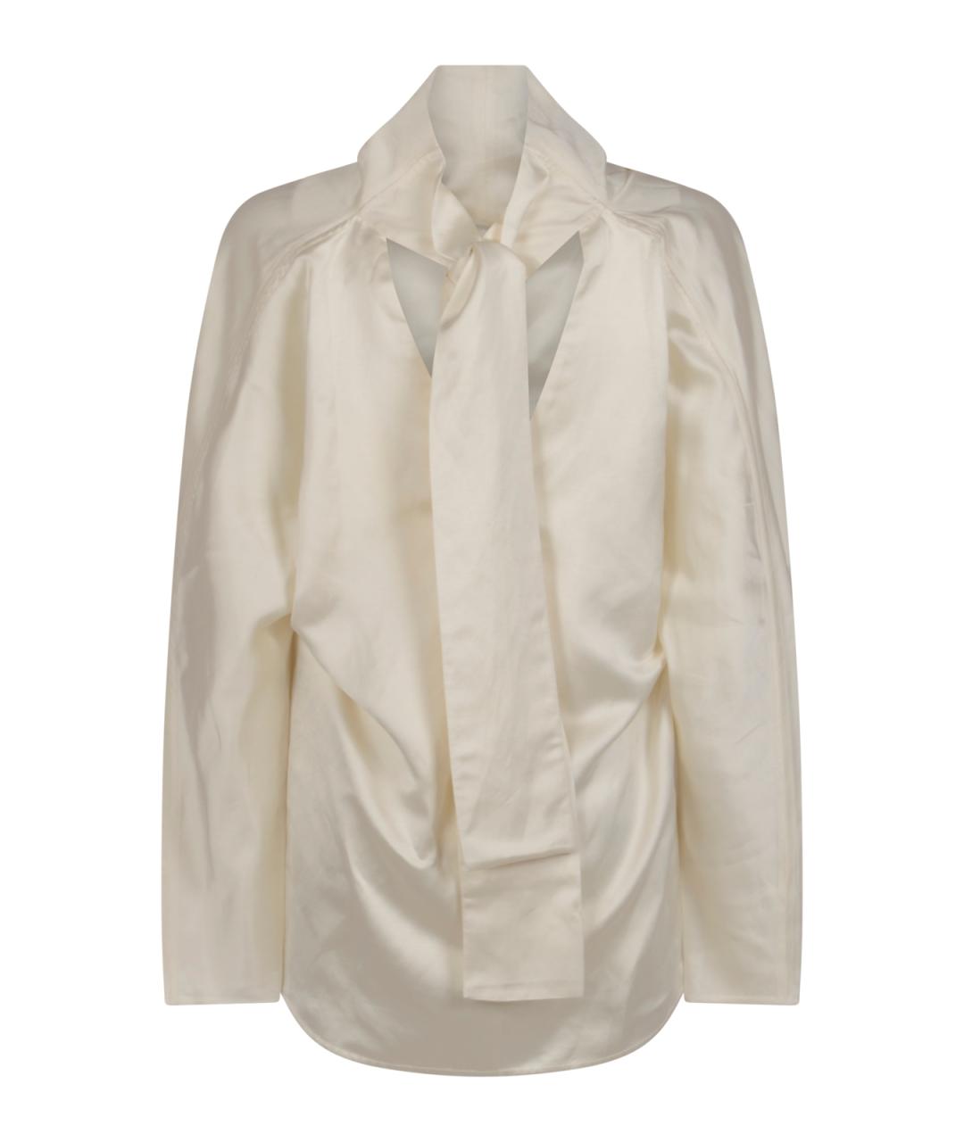 TOTEME Белая вискозная блузы, фото 1