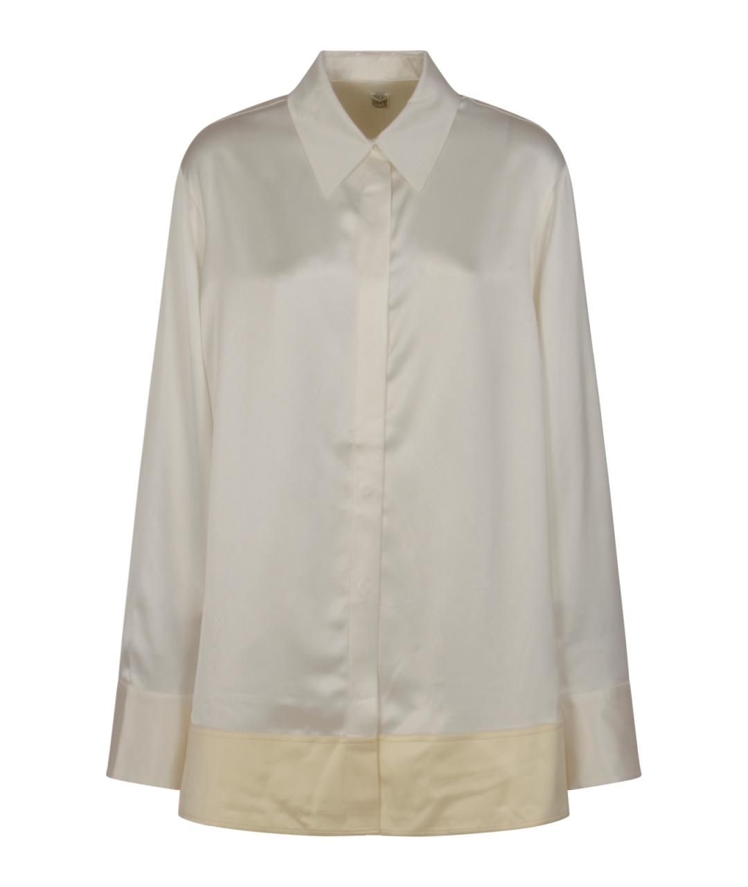 TOTEME Белая вискозная рубашка, фото 1