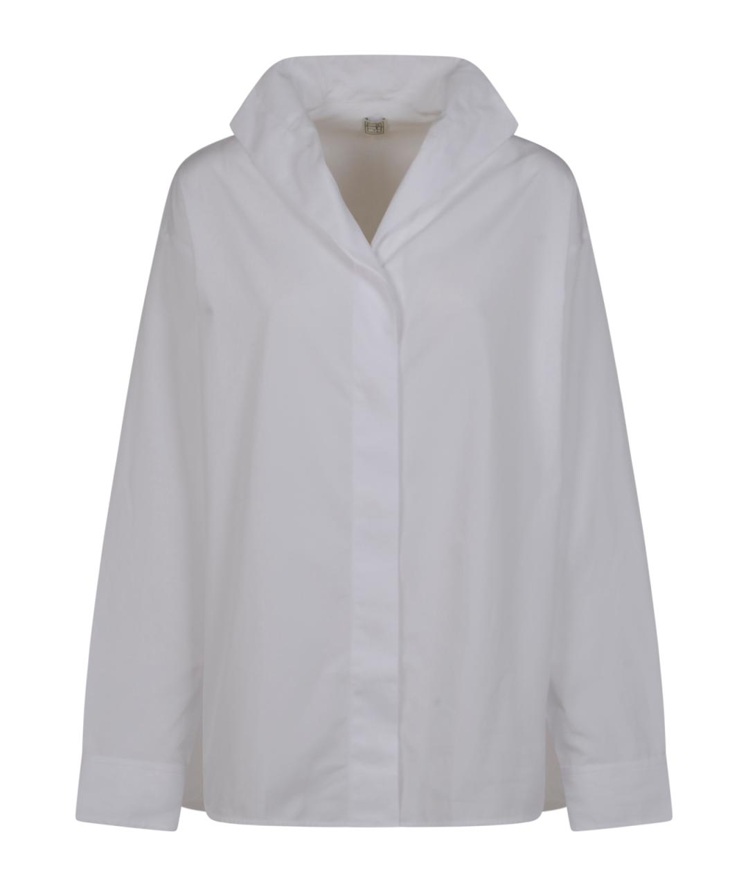 TOTEME Белая хлопковая рубашка, фото 1