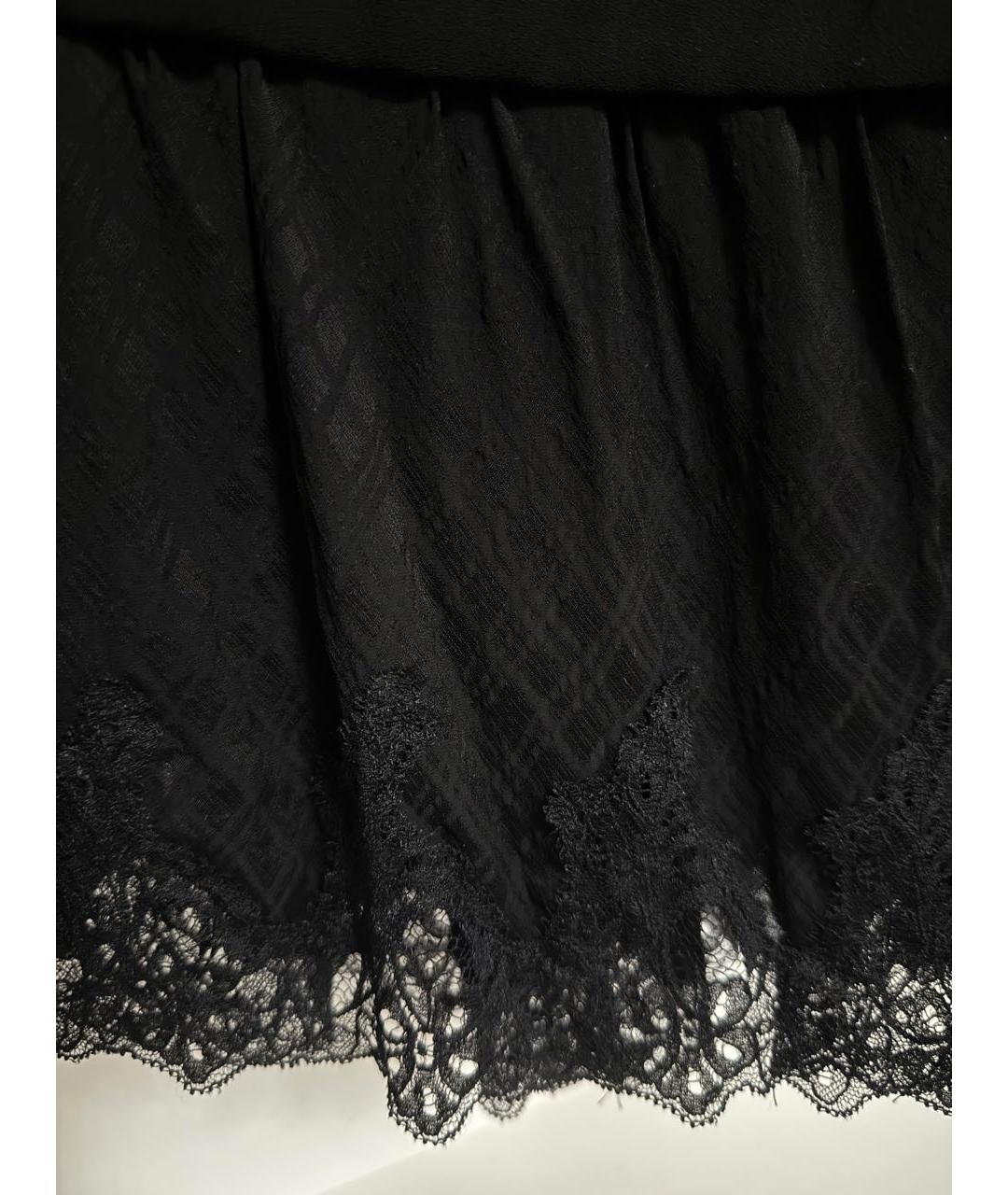 SANDRO Черное ацетатное платье, фото 2