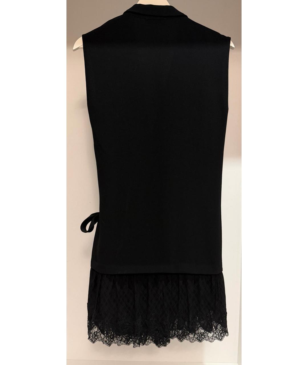 SANDRO Черное ацетатное платье, фото 6