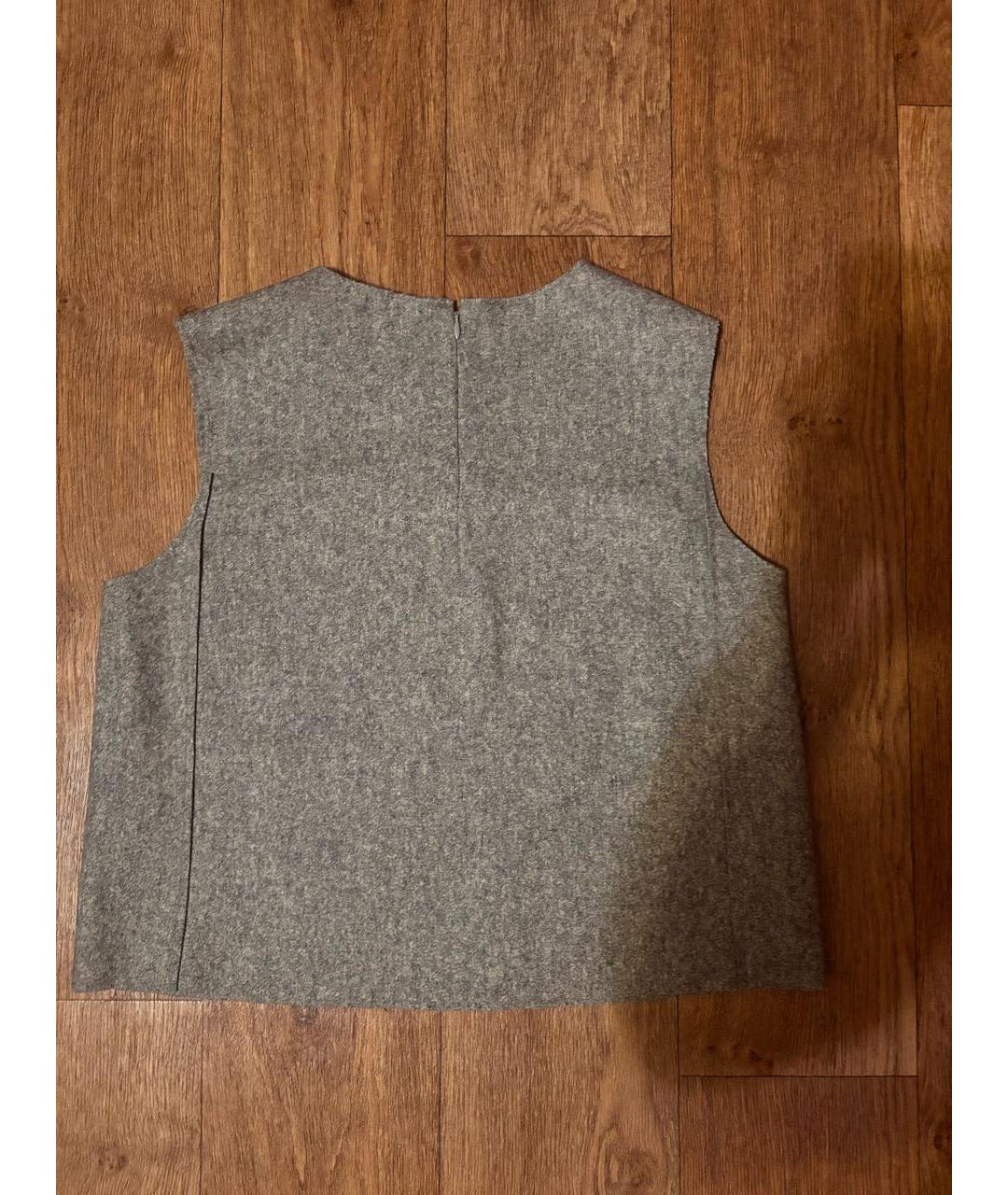 COS Антрацитовая шерстяная жилетка, фото 2