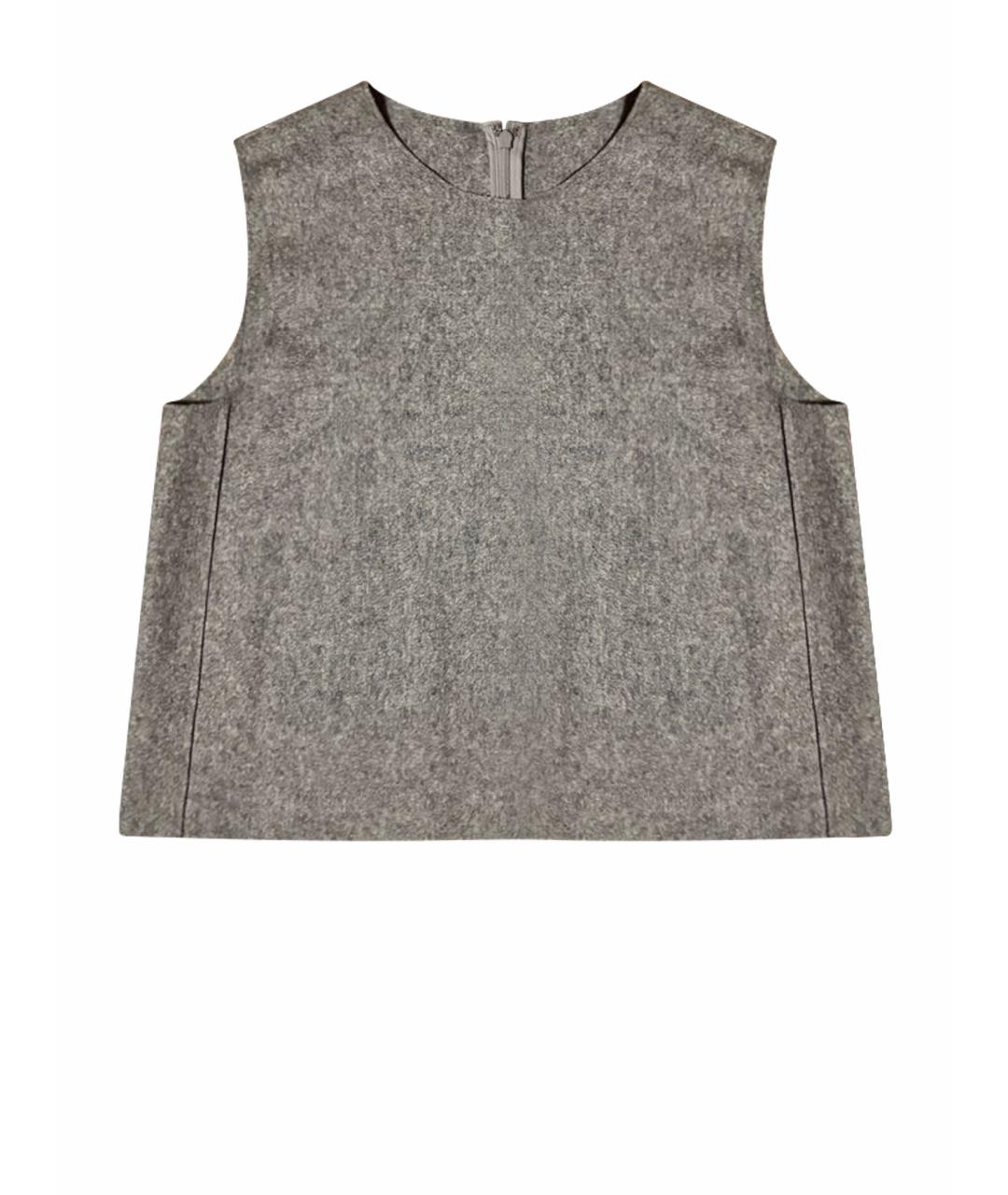 COS Антрацитовая шерстяная жилетка, фото 1