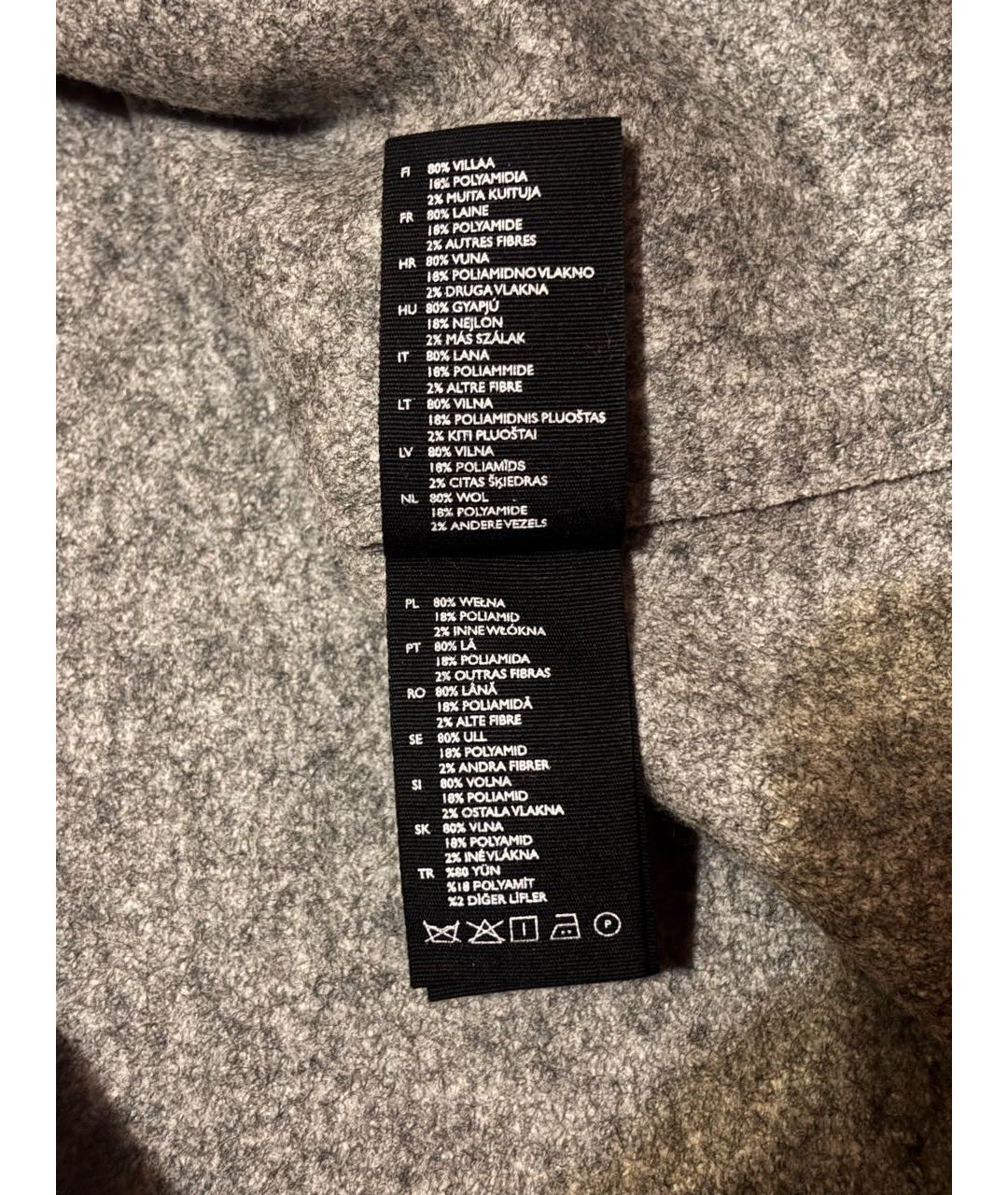 COS Антрацитовая шерстяная жилетка, фото 4