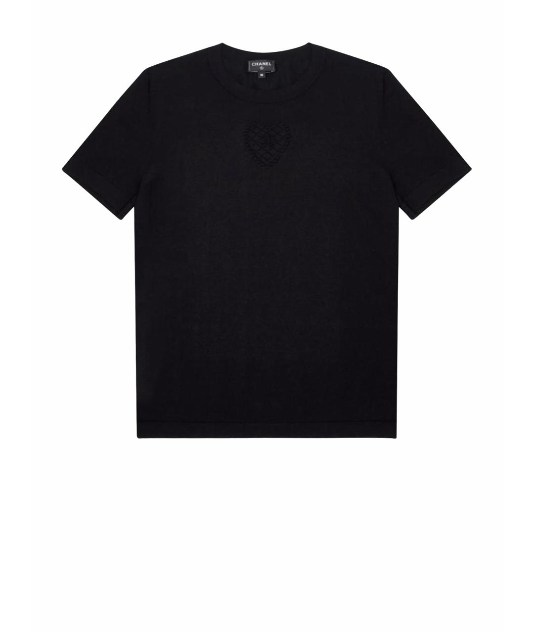 CHANEL Черный хлопковый джемпер / свитер, фото 1