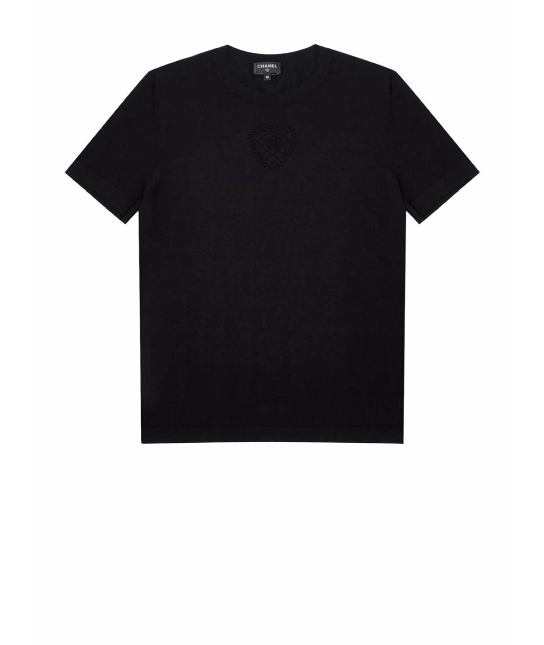 CHANEL Черный хлопковый джемпер / свитер, фото 4