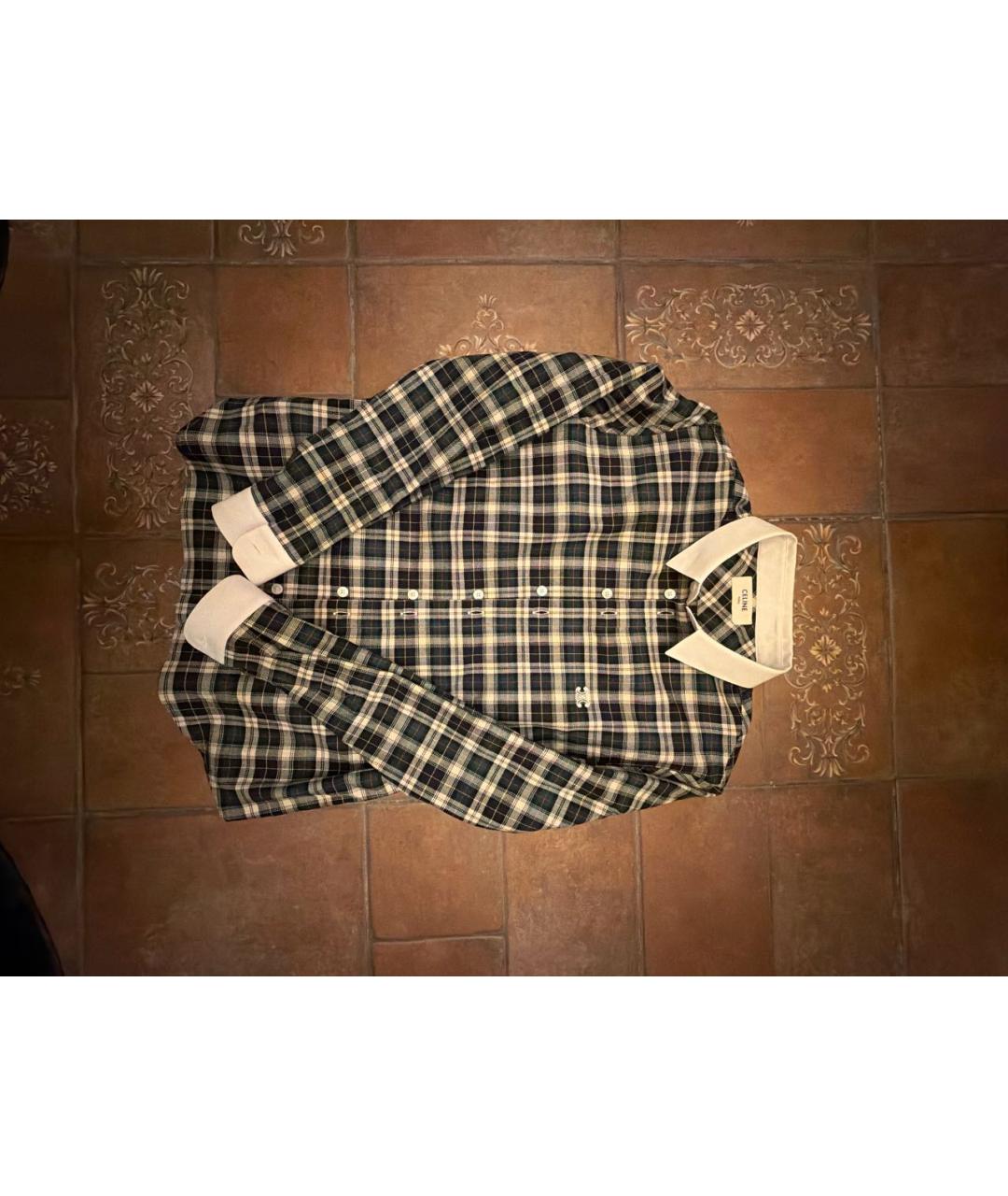 CELINE Мульти хлопковая рубашка, фото 5