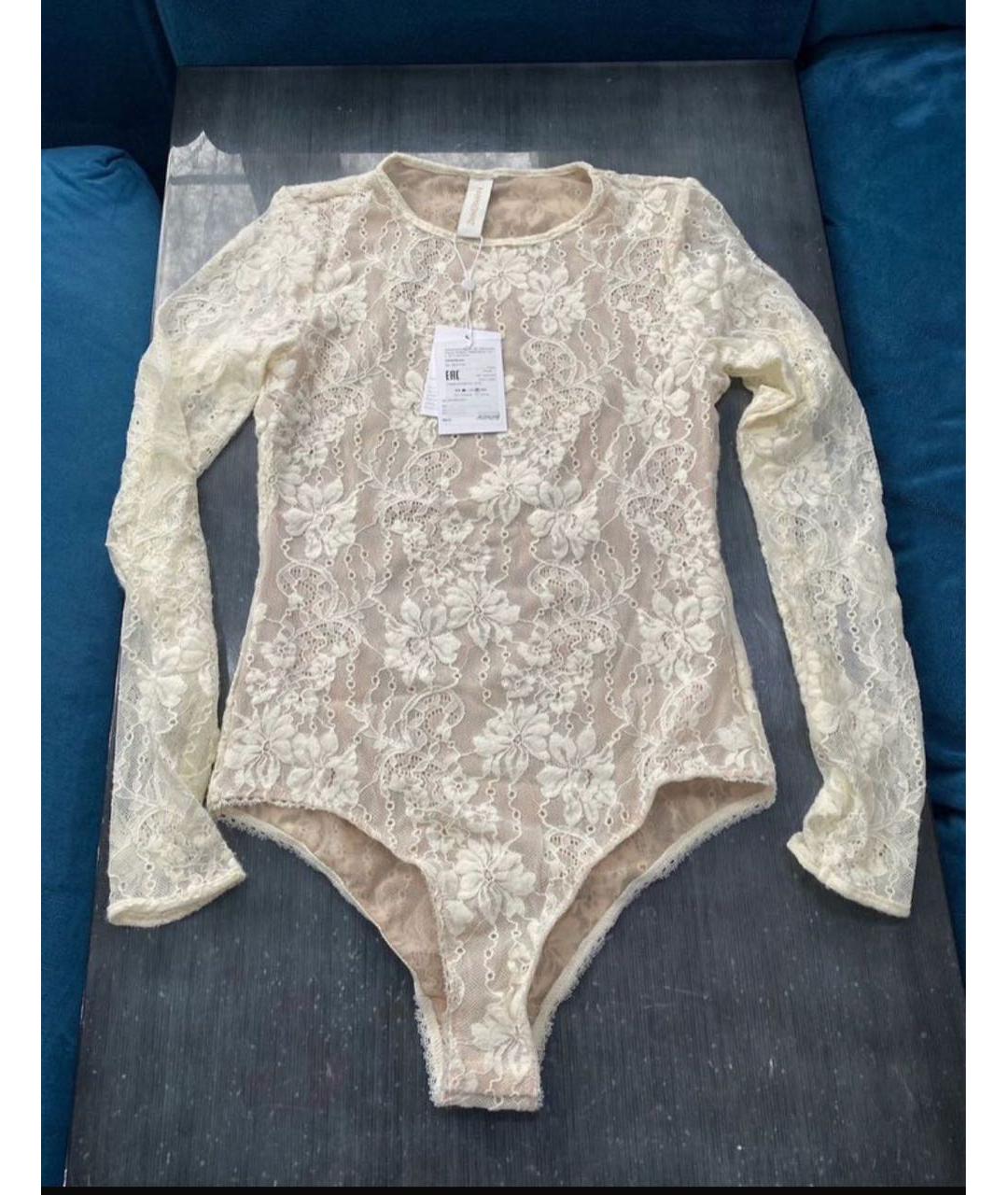 ZIMMERMANN Бежевое полиамидовое боди, фото 9