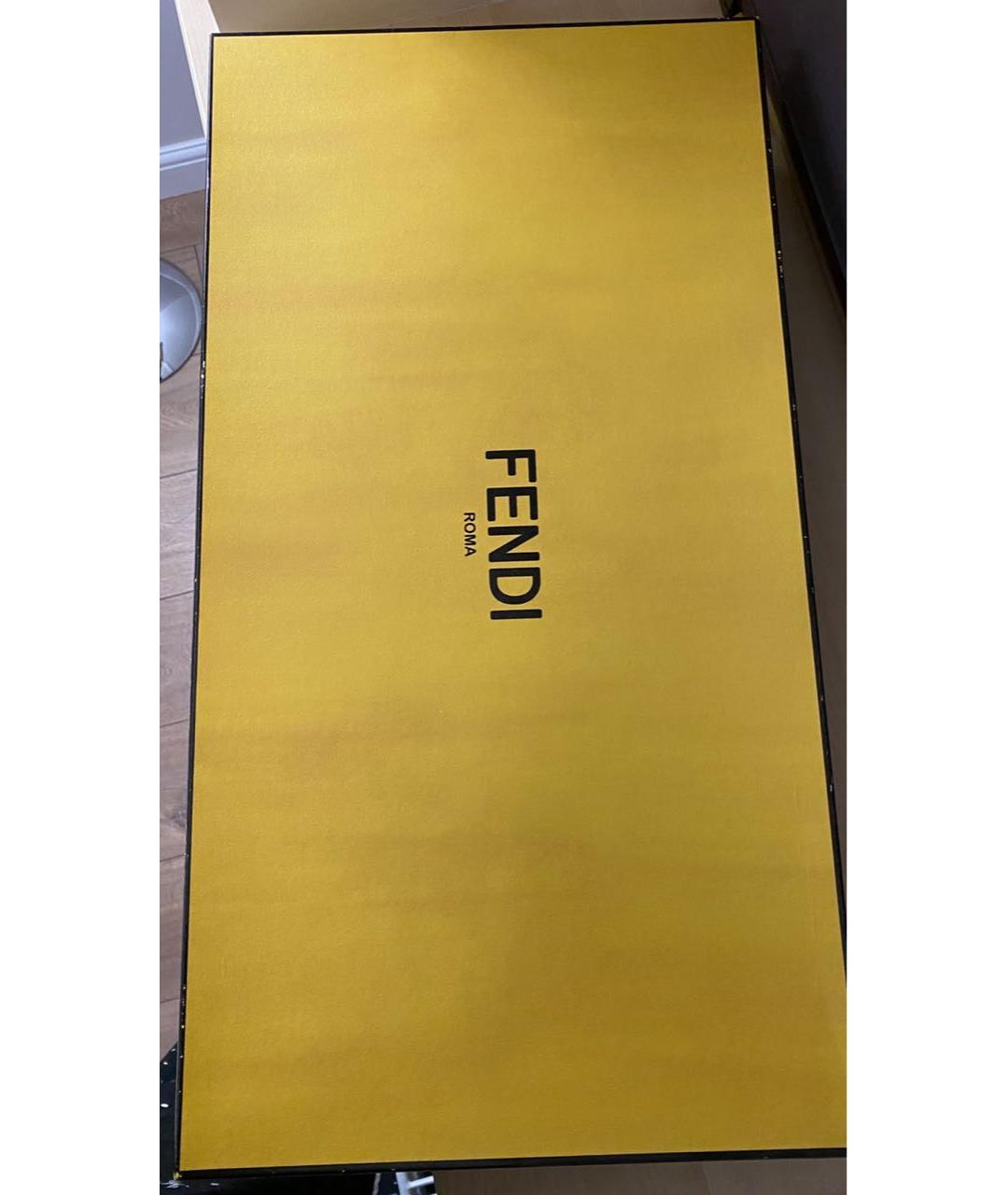 FENDI Белые кожаные сапоги, фото 5