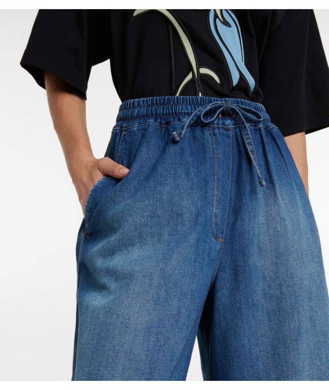 LOEWE Синие хлопковые кюлоты, фото 4