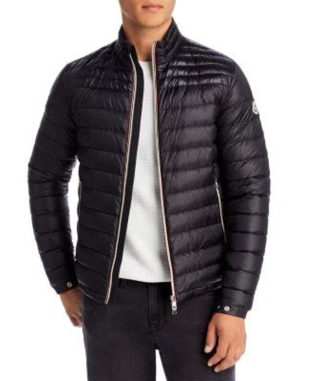 MONCLER Темно-синяя полиамидовая куртка, фото 2