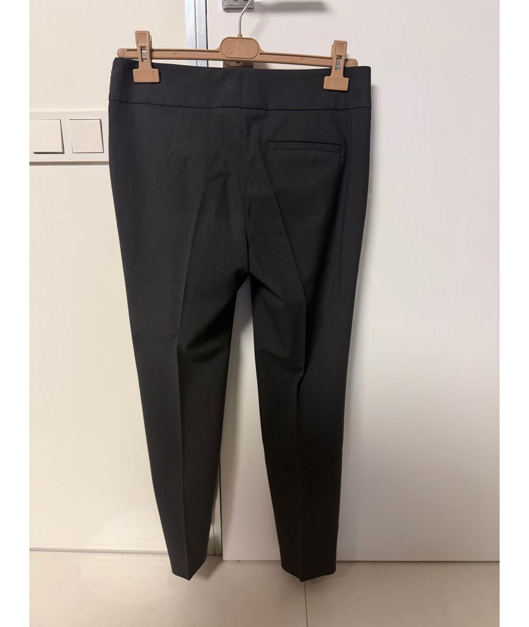 BRUNELLO CUCINELLI Серые шерстяные брюки узкие, фото 2