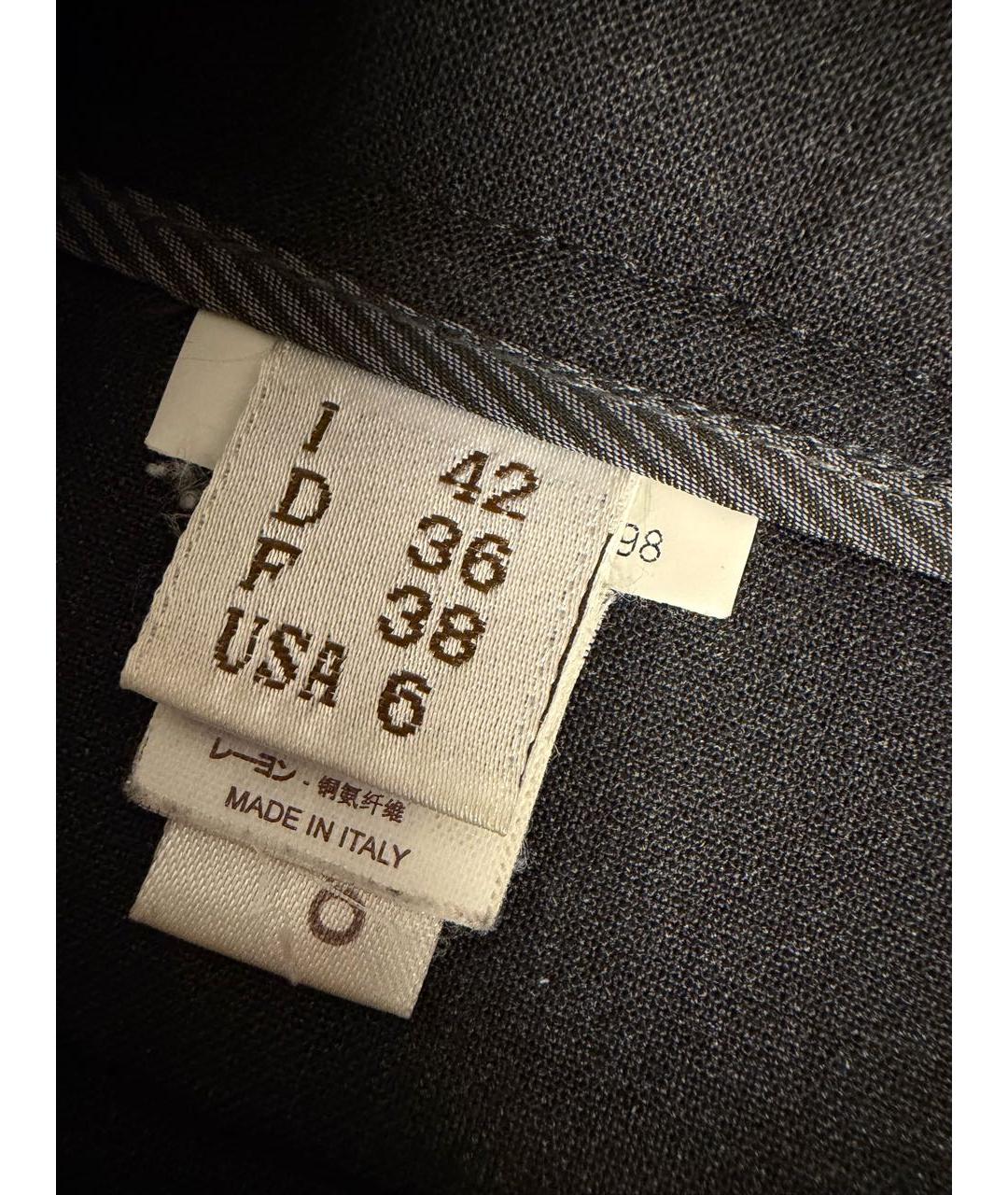 BRUNELLO CUCINELLI Серые шерстяные брюки узкие, фото 5