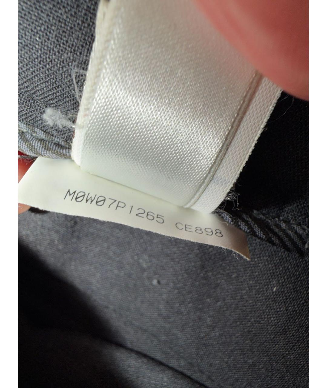 BRUNELLO CUCINELLI Серые шерстяные брюки узкие, фото 6