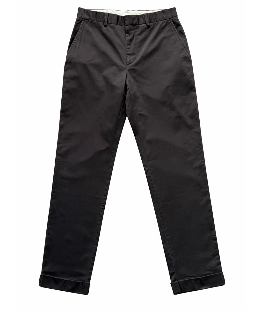 RALPH LAUREN Коричневые хлопковые брюки чинос, фото 1