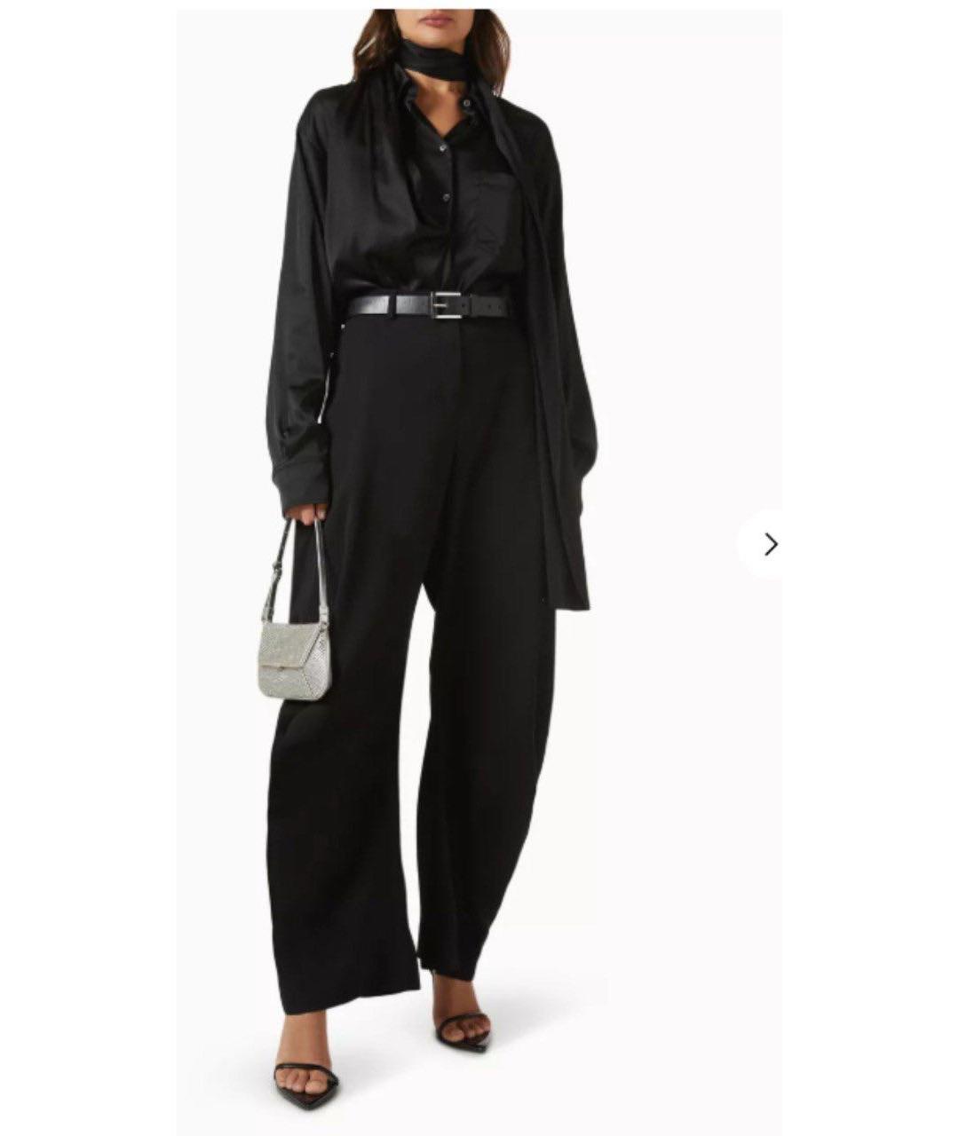 ACNE STUDIOS Черная вискозная блузы, фото 4